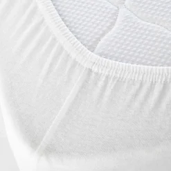 Karaca Bettlaken-Home Jersey Fitted Bed Sheet White 70x140 cm + 20 cm Öko-Tex Zertifiziert Ecru01