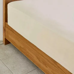 Karaca Bettlaken-Home Jersey Fitted Bed Sheet 120x200 cm + 30 cm Öko-Tex Zertifiziert Beıge01