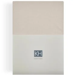 Karaca Bettlaken-Home Jersey Fitted Bed Sheet 120x200 cm + 30 cm Öko-Tex Zertifiziert Beıge01