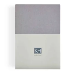 Karaca Bettlaken-Home Jersey Fitted Bettlaken Grau (160x200 cm) Öko-Tex Zertifiziert Grau02