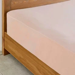 Karaca Bettlaken-Home Jersey Fitted Bed Sheet Salmon Pink 100x200 cm + 30 cm Öko-Tex Zertifiziert Somon