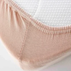 Karaca Bettlaken-Home Jersey Fitted Bed Sheet Salmon Pink 100x200 cm + 30 cm Öko-Tex Zertifiziert Somon