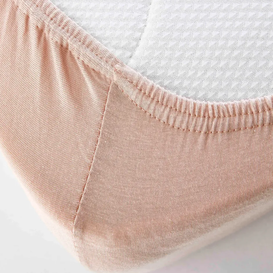 Karaca Bettlaken-Home Jersey Fitted Bed Sheet Salmon Pink 100x200 cm + 30 cm Öko-Tex Zertifiziert Somon