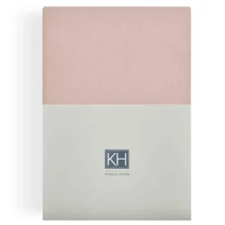 Karaca Bettlaken-Home Jersey Fitted Bed Sheet Salmon Pink 100x200 cm + 30 cm Öko-Tex Zertifiziert Somon