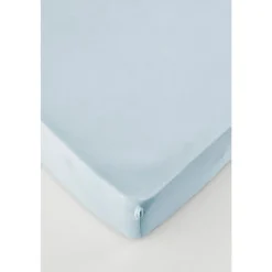 Karaca Bettlaken-Home Jersey Fitted Bettlaken (200x200 cm) Öko-Tex Zertifiziert Hellblau