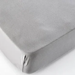 Karaca Bettlaken-Home Jersey Fitted Bed Sheet Grey 70x140 cm + 20 cm Öko-Tex Zertifiziert Grau02