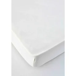 Karaca Bettlaken-Home Jersey Spannbetlaken weiß (140x200 cm) Öko-Tex zertifiziert Ecru01
