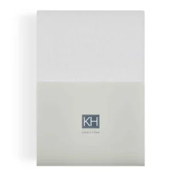 Karaca Bettlaken-Home Jersey Spannbetlaken weiß (140x200 cm) Öko-Tex zertifiziert Ecru01