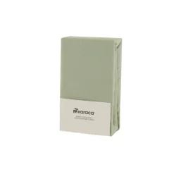 Karaca Bettlaken-Home Jersey Spannbettlaken, 160x200+30cm, Mint Mınze