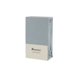 Karaca Bettlaken-Home Jersey Spannbettlaken, 200x200+30cm, Blau