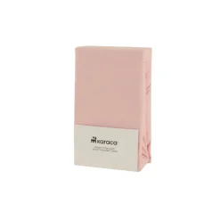 Karaca Bettlaken-Home Jersey Spannbettlaken, 160x200+30cm, Dusty Pink Staubıges Rosa