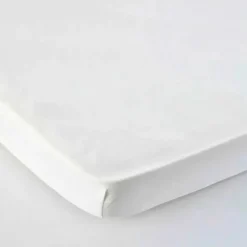 Karaca Bettlaken-Home Jersey Spannbetttuch, Super King, Weiß Ecru01