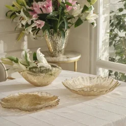 Karaca Vasen-Home Jolie Vase 23X13,5X23 cm Gold