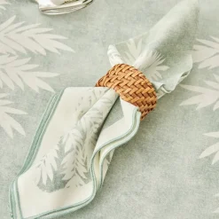 Karaca Serviette & Serviettenhalter-Home Juno 2er Set Serviette 40x40 cm Mint Mınze