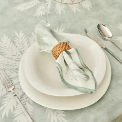 Karaca Serviette & Serviettenhalter-Home Juno 2er Set Serviette 40x40 cm Mint Mınze