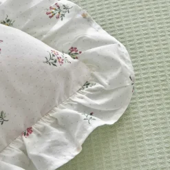 Karaca Tagesdecke Set-Home Lidya, 100% Baumwolle Doppelbett Tagesdecke Set, Grün Yeşil