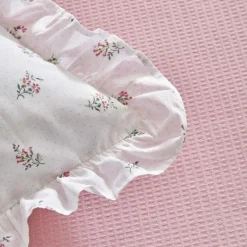 Karaca Tagesdecke Set-Home Lidya 100% Baumwolle Doppelbettdecken-Set - Puder Yeşil