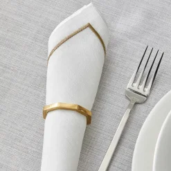 Karaca Tischdecken-Home Linen 13-teiliges Tischtuch-Set Gold