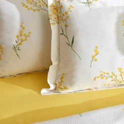 Karaca Bettwäsche-Home Loretta 100% baumwolle doppelbett tagesdecke set Gelb