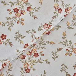 Karaca Bettwäsche-Home Mizu 100% Baumwolle Doppel-Bettwäsche-Set mit Gratis Decke Weıß01