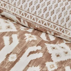 Karaca Bettwäsche-Home Neos Beige 100% Baumwolle Doppel Bettbezug Set Beıge01