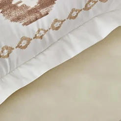 Karaca Bettwäsche-Home Neos Beige 100% Baumwolle Doppel Bettbezug Set Beıge01