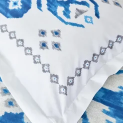 Karaca Bettwäsche-Home Neos Blau 100% Baumwolle Einzelbettdecke Set Blau01
