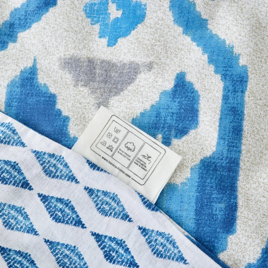 Karaca Bettwäsche-Home Neos Blaues Baumwolle Doppel Bettbezug-Set Blau01