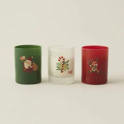 Karaca Kerzen-Home New Year Jahreswechsel Zeremonie 3er Set Duftkerzen Rot02