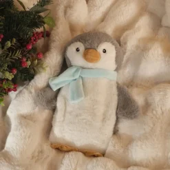 Karaca Deko-Objekte-Home New Year Pinguin-Wärmflasche Weıß01