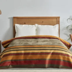 Karaca Decken-Home Nina Einzelbett Baumwolldecke, Khaki Khakı