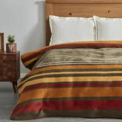 Karaca Decken-Home Nina Einzelbett Baumwolldecke, Khaki Khakı