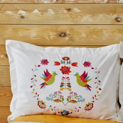 Karaca Bettwäsche-Home Parlin 100% Baumwolle Einzel Bettbezug Set Blau01