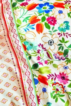 Karaca Bettwäsche-Home Parlin Fuchsia Doppelter Bettbezug aus 100% Baumwolle Fuchsıa