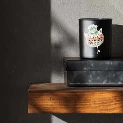 Karaca Kerzen-Home Paye duftende Glas Schwarz Kerze Schwarz01