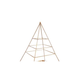 Karaca Deko-Objekte-Home Piramit Dekorativer Teller 24 cm x 35 cm Kupfer