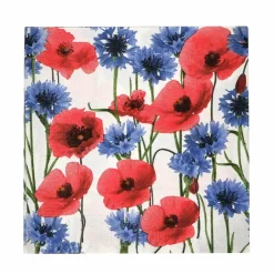 Karaca Serviette & Serviettenhalter-Home Poppy Papierservietten 20er-Pack 33x33 cm Multıfarben