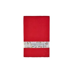 Karaca Tischdecken-Home Rot Kleiner Beistelltisch Abdeckung 45x145cm Rot02