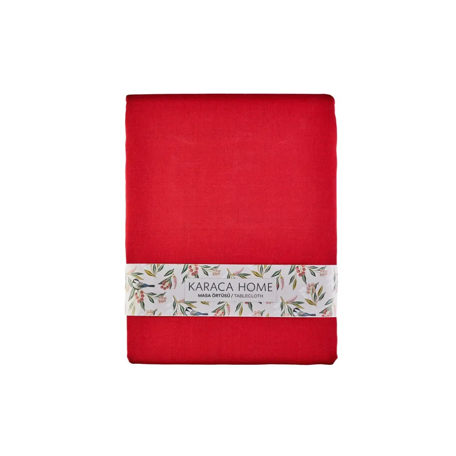 Karaca Tischdecken-Home Rotes Tischtuch/Decke 160x240cm Rot02