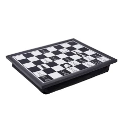 Karaca Dekoratives Tablett-Home Schachtablett 36x45 cm Schwarz Weıß