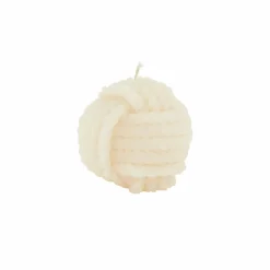 Karaca Kerzen-Home Seil Kerze 6 cm Creme Creme01