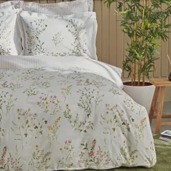 Karaca Bettwäsche-Home Sera 100% Baumwolle Doppelbett Bettwäsche Set Grün Grün01