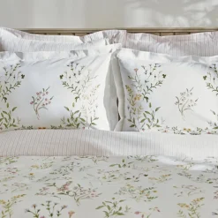 Karaca Bettwäsche-Home Sera 100% Baumwolle Doppelbett Bettwäsche Set Grün Grün01