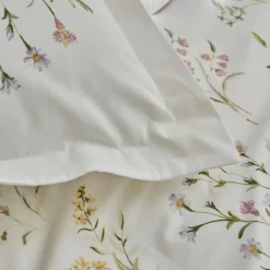 Karaca Bettwäsche-Home Sera 100% Baumwolle Doppelbett Bettwäsche Set Grün Grün01