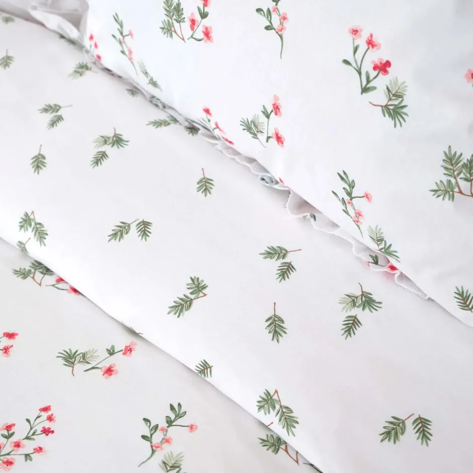 Karaca Bettwäsche-Home Silvie Bettbezug Set,100% Baumwolle, Rot Rot02