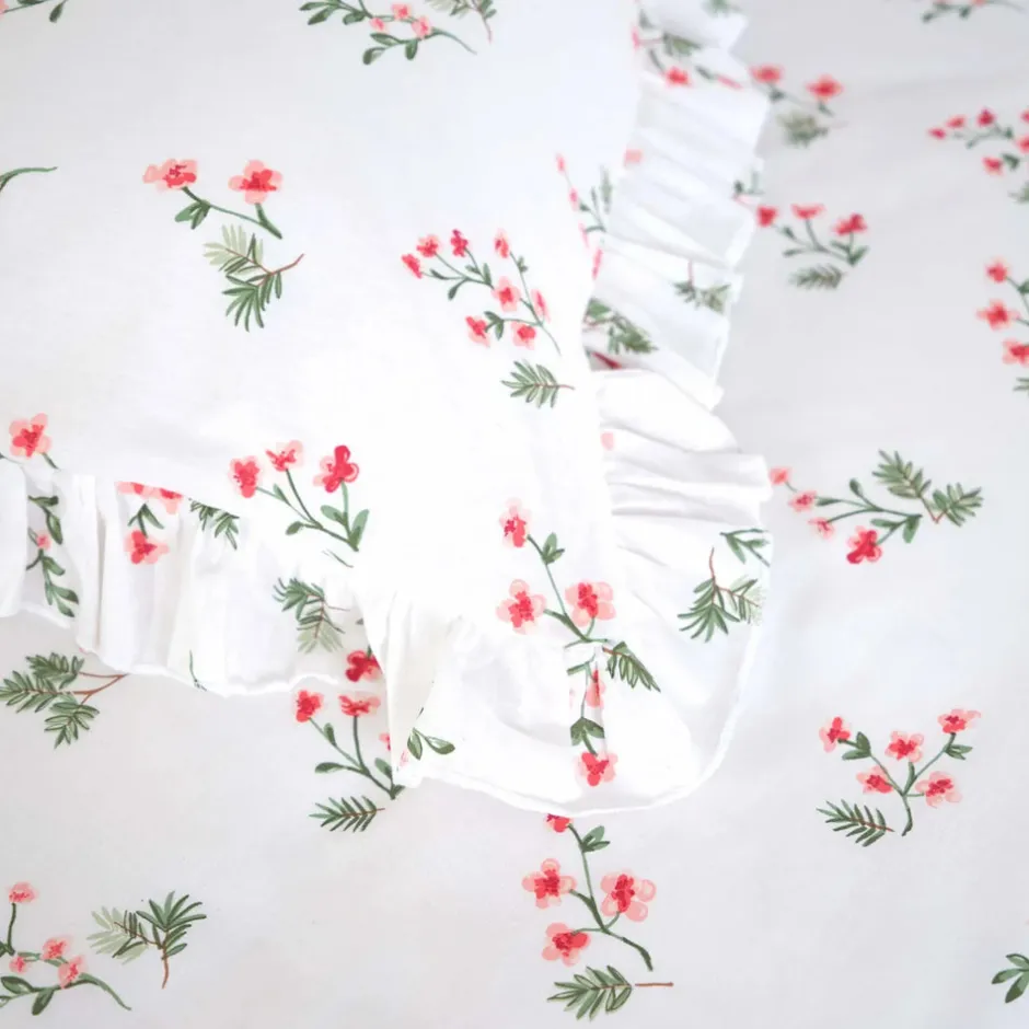 Karaca Bettwäsche-Home Silvie Bettbezug Set,100% Baumwolle, Rot Rot02