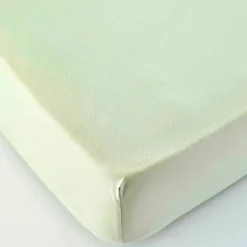 Karaca Bettlaken-Home Spannbettlaken Olive Green 140x200 cm + 30 cm Öko-Tex Zertifiziert Grün01