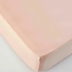 Karaca Bettlaken-Home Spannbettlaken Salmon Pink 70x140 cm + 20 cm Öko-Tex Zertifiziert Somon