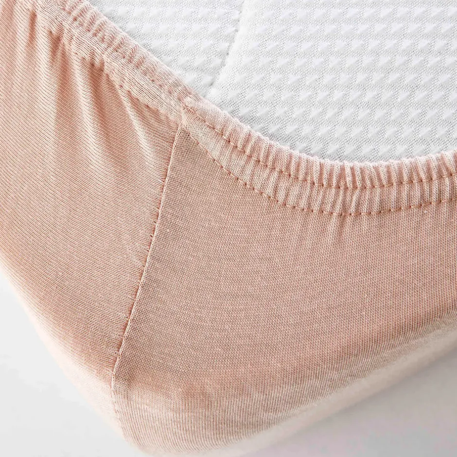 Karaca Bettlaken-Home Spannbettlaken Salmon Pink 70x140 cm + 20 cm Öko-Tex Zertifiziert Somon
