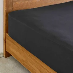 Karaca Bettlaken-Home Spannbettlaken Anthracite 100x200 cm + 30 cm Öko-Tex Zertifiziert Anthracıt01